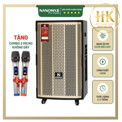 Loa Kéo Nanomax S-1000 Bass 30cm 450W Karaoke Bluetooth