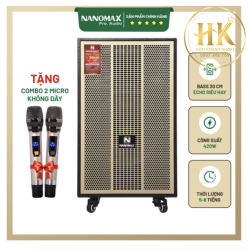 Loa Kéo Nanomax S-900 Bass 30cm 420w Karaoke Bluetooth
