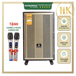 Loa Kéo Nanomax K-1000 Công Suất 450w Karaoke Bluetooth