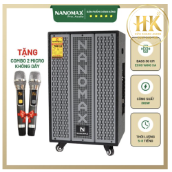 Loa Kéo Nanomax K-360 Bass 30cm 380w Karaoke Bluetooth