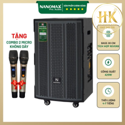 Loa Kéo Nanomax SK-1201 Bass 30cm 420w Karaoke Bluetooth